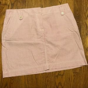 Loft Seersucker Skirt